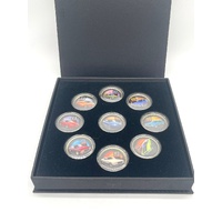 Holden Monaro Gold Plated Australian 9 Pennies Set Limited Edition 3633