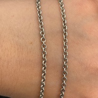 Ladies 925 Sterling Silver Belcher Link Thomas Sabo Necklace