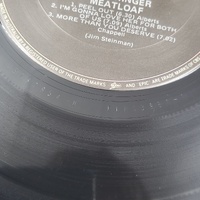 Meat Loaf Dead Ringer 1981 Vinyl LP Record Classic Rock Epic ELPS 3981