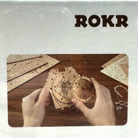 Robotime ROKR LC901 Cuckoo Clock 3D Wooden Puzzle DIY Kit 435pcs Chime