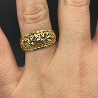 Ladies 10ct Yellow Gold Filigree Ring