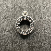 Unisex 925 Sterling Silver Open Circle Pendant