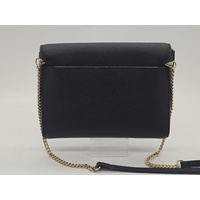 Oroton Mini Envelope Ladies Bag Leather Crossbody 20x15x4cm Black