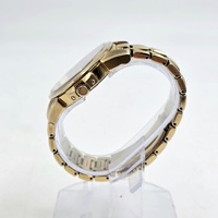 Seiko V157-0BF0 Date Display Gold Tone Stainless Steel 10Bar Solar Mens Watch