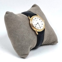 Rotary Gold Canterbury Ladies Quartz Watch LS05338/21 Black Leather Band