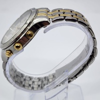 Citizen F500-S101395 Unisex Watch Two Tone Stainless Steel White Dial