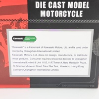 MSZ Metal Speed Zone 1:12 2023 Kawasaki Ninja 400 Diecast Model Motorcycle