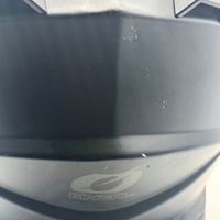 O'Neal Sierra II Motocross Helmet Black Size XS 54cm with Dust Cover