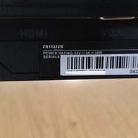 Aiwa 32 Inch Full HD LED Monitor AWM3225B HDMI VGA Gaming PC Display