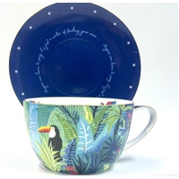 T2 H211BC025 Tall Tales Large Tea Cup and Saucer Set Fine Bone China