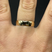 Unisex 9ct Yellow Gold Plain Wedding Band Ring