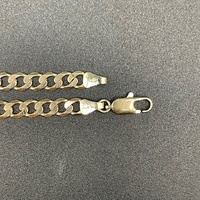 Unisex 9ct Yellow Gold Curb Link Bracelet
