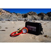 Dune 4WD Big Red Tyre Deflator Gauge Case Beach Recovery Off Road