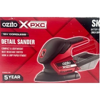 Ozito PXC 18V Cordless Detail Sander PXMSS-700 Skin Only