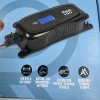 Ride+Go 6V 12V Car Motorcycle Battery Charger LCD Display AGM Gel Lead