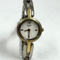Citizen 370168 Vintage 1990s Ladies Quartz Watch Two Tone with Box