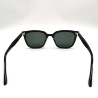 Gentle Monster By Row Ladies Sunglasses Black Grey Square Frame UV