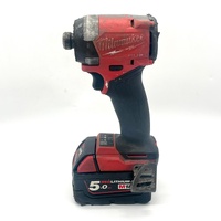 Milwaukee M18 FID8 18V Fuel 1/4 Inch Hex Impact Driver with 5.0Ah Battery