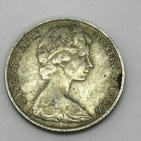 Royal Australian Mint 1966 50 Cent Elizabeth II Coin