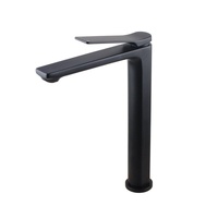 Aquaperla Basin Mixer Matte Black Tall Basin Mixer Tap OX0229.BM