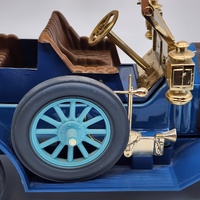 Jim Beam 1909 Blue Thomas Flyer Vintage 1976 Car Decanter