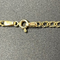 Ladies 9ct Yellow Gold Double Curb Link Necklace