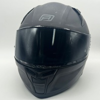 RJays FF910SV Denominator III Twin Visor Full Face Helmet Matte Black Size L