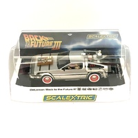 Scalextric C4307 DeLorean Back to the Future III 1:32 Slot Car