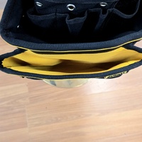 DeWalt Leather Tool Belt with Pouch Hammer Loop and Drill Holster