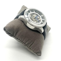 INVICTA Vintage 22570 Automatic Mens Watch 45mm Skeleton Dial Leather Band