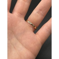 Ladies 9ct Yellow Gold Natural Diamond Ring