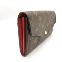 Louis Vuitton Sarah Wallet Monogram Coquelicot Lining with Dust Cover