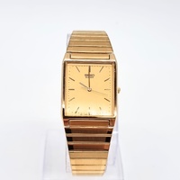 Seiko 5Y31-5040 RO Quartz Watch Stainless Steel Classic Analog