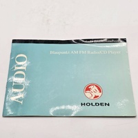 Holden Commodore Calais VY Owners Handbook Manual Audio Book 1st Print