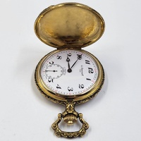 Le Cheminant 1822 Swiss 17J Incabloc Manual Wind Fisherman Pocket Watch