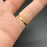 Ladies 9ct Yellow Gold Purple Gemstone Ring