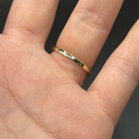 Ladies 9ct Yellow Gold Purple Gemstone Ring