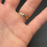 Unisex 10ct Yellow Gold Plain Wedding Band Ring