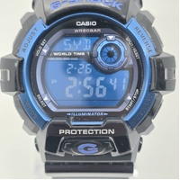 Casio G-Shock G-8900A Mens Black Blue Digital Watch Shock Resistant