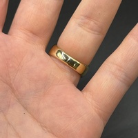 Ladies 14ct Yellow Gold Blue Gemstone Ring