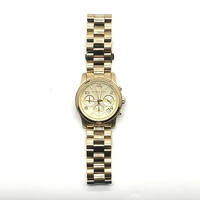 Michael Kors Runway Chronograph Womens Gold Tone Stainless Steel Watch MK5055