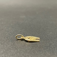 Unisex 9ct Yellow Gold Good Luck Horseshoe Pendant