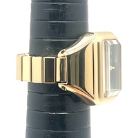 Fossil Raquel Women's Ring Watch ES5411 Gold Stainless Steel Quartz