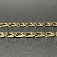 Unisex 9ct Yellow Gold Curb Link Necklace
