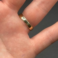 Unisex 9ct Yellow Gold Diamond Signet Ring