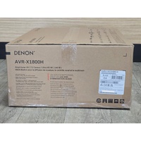 Denon AVR-X1800H 7.2ch AV Receiver 8K HDMI HEOS Dolby Atmos