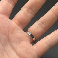 Ladies 18ct White Gold Blue Sapphire & Diamond Ring