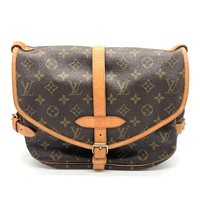 Louis Vuitton Saumur 30 Monogram Canvas Crossbody Bag Authentic