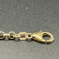 Ladies 9ct Yellow Gold Belcher Link Bracelet