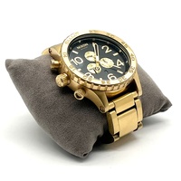 Nixon Simplify The 51-30 Chrono All Gold Black Stainless Steel Mens Watch